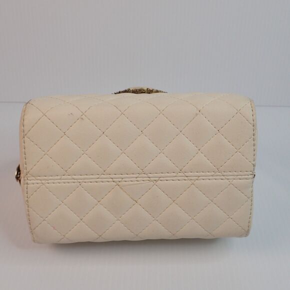 Vintage Quilted Frame Handbag Jeweled Brooch Accent Peoples Republic Of China - Picture 8 of 16